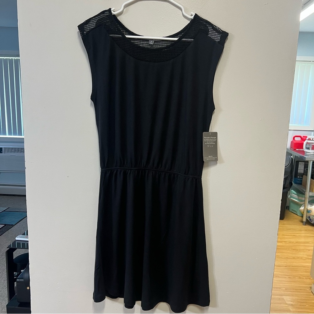 Threads for Thought Black Sleeveless Dress